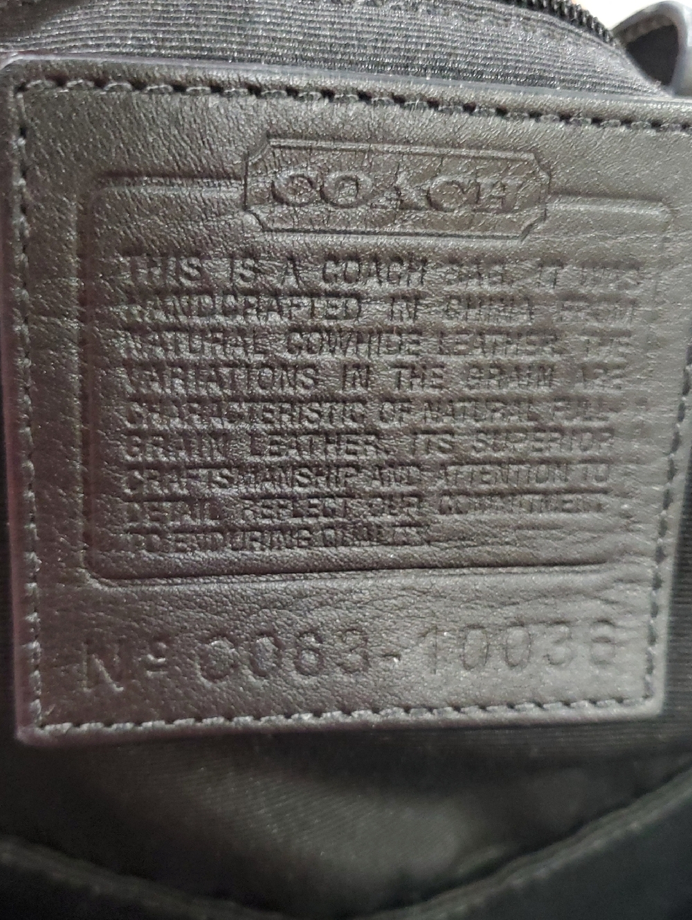 😍RARE VINTAGE Coach Mia Soho Y2K Black Leather Shoulder/Handbag 🖤 - Picture 15 of 16